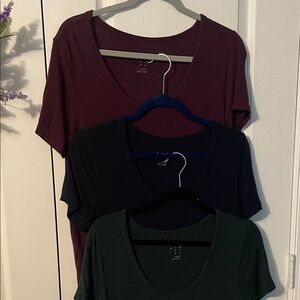 A New Day V-Neck Tops - Set of 3